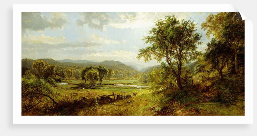 The Saw Mill River by Jasper Francis Cropsey