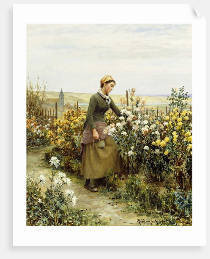 The Gardener's Daughter by Daniel Ridgway Knight