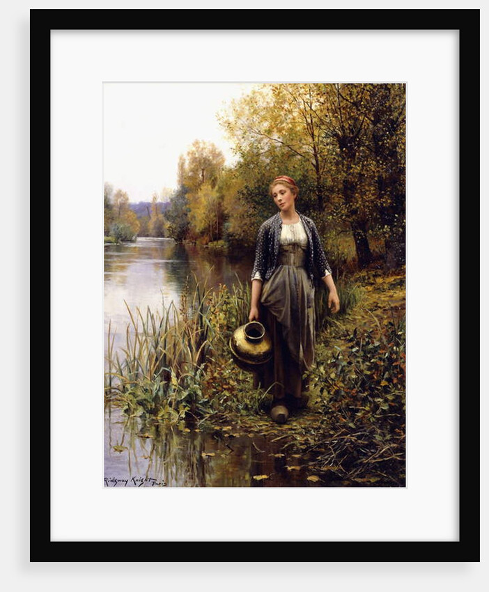 At the Water's Edge by Daniel Ridgway Knight