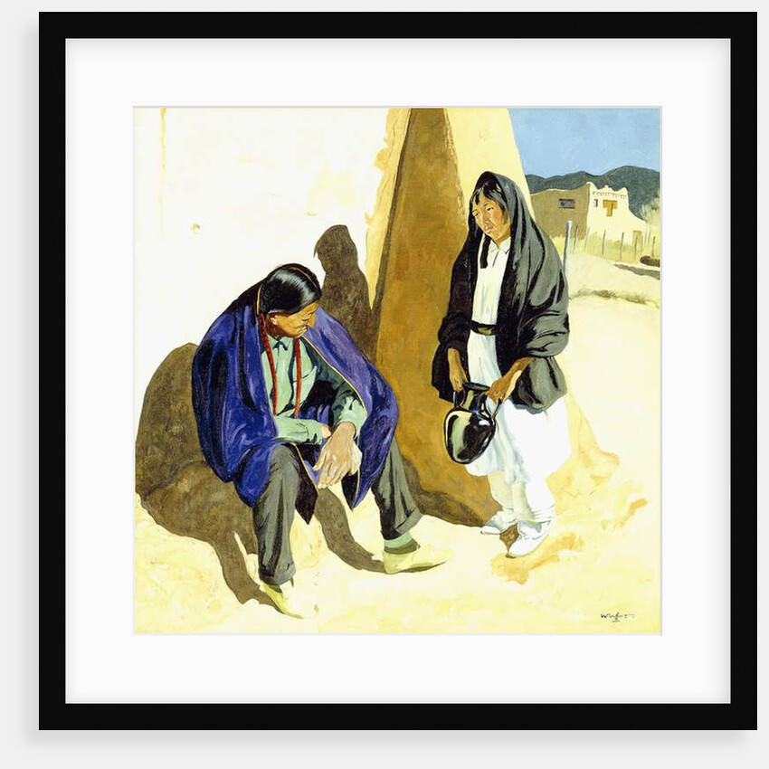 Noon Shadows by Walter Ufer