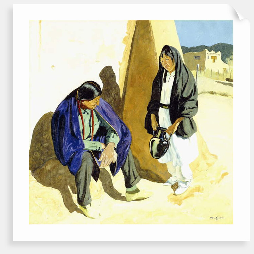 Noon Shadows by Walter Ufer