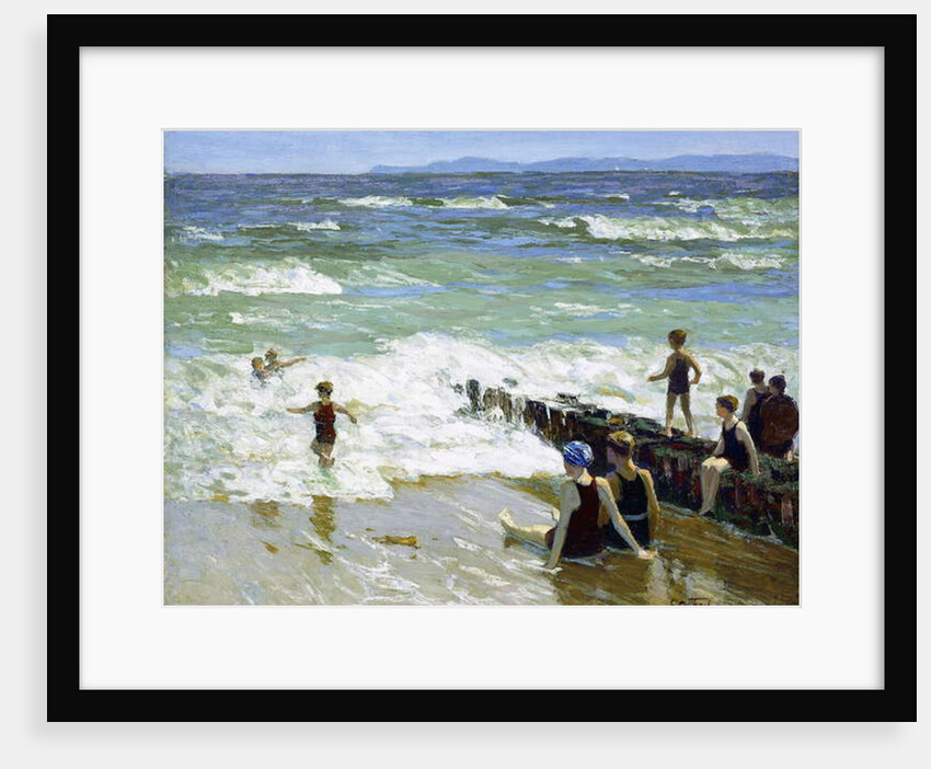 Bathers at Breakwater by Edward Henry Potthast