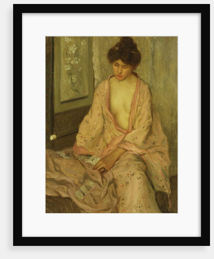 The Pink Kimono by Frederick Carl Frieseke