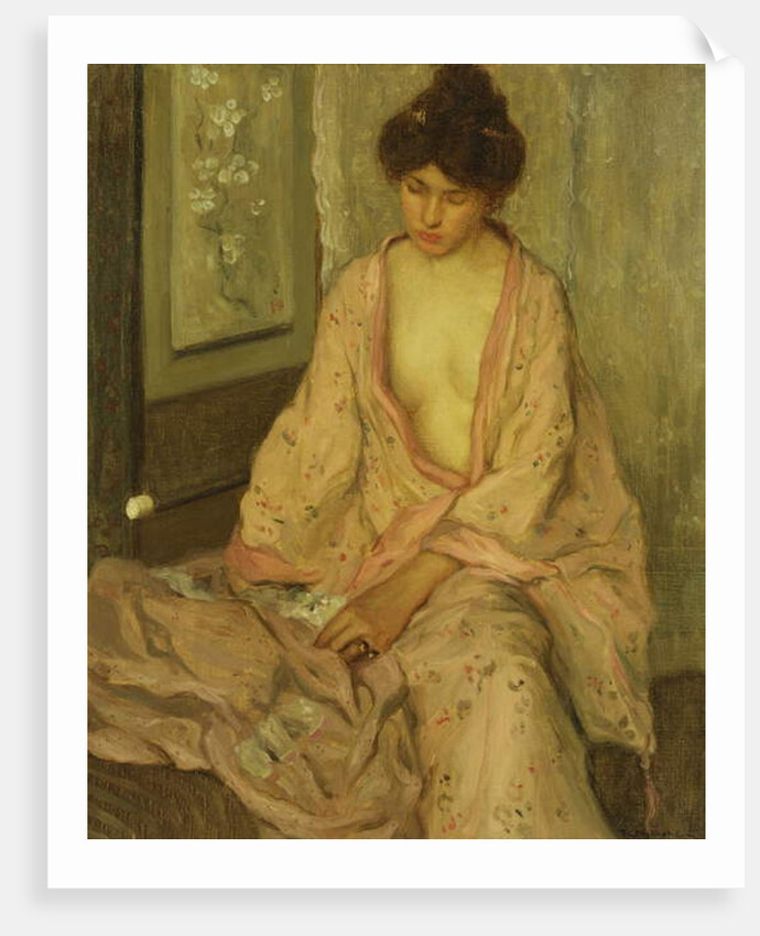 The Pink Kimono by Frederick Carl Frieseke