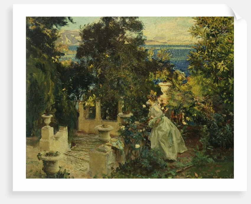 A Garden in Corfu, 1909 by John Singer Sargent