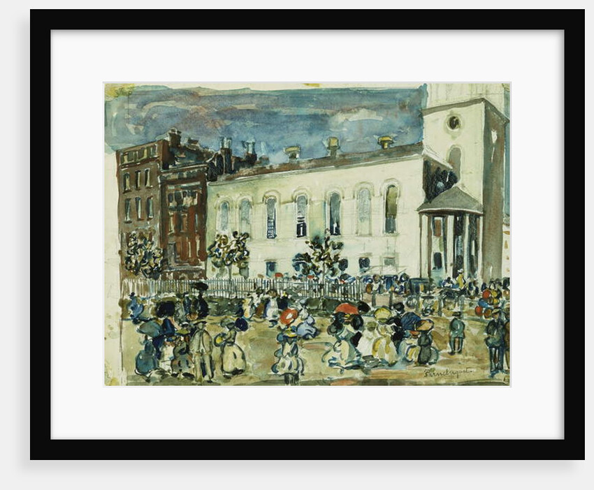Park Street Church, Boston, c.1905-1907 by Maurice Brazil Prendergast