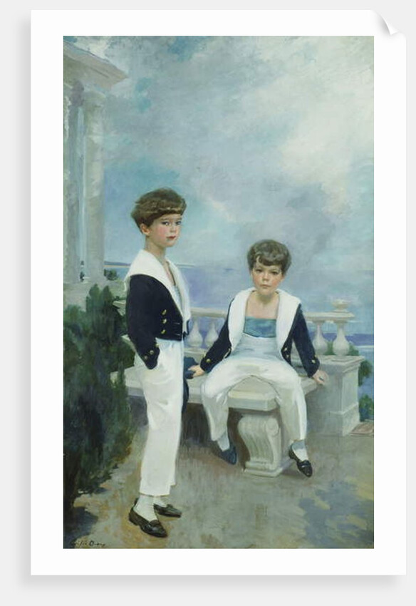 The Velie Boys, c.1913 by Cecilia Beaux
