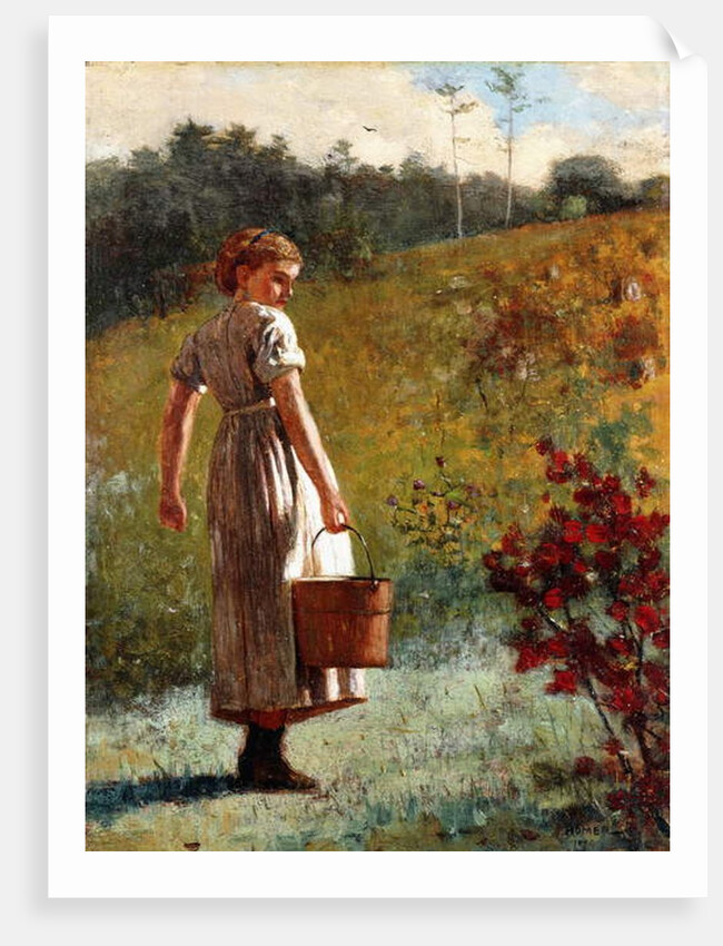 Returning from the Sping, 1874 by Winslow Homer