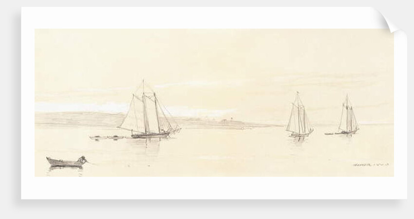 Fishing Fleet at Gloucester, 1880 by Winslow Homer