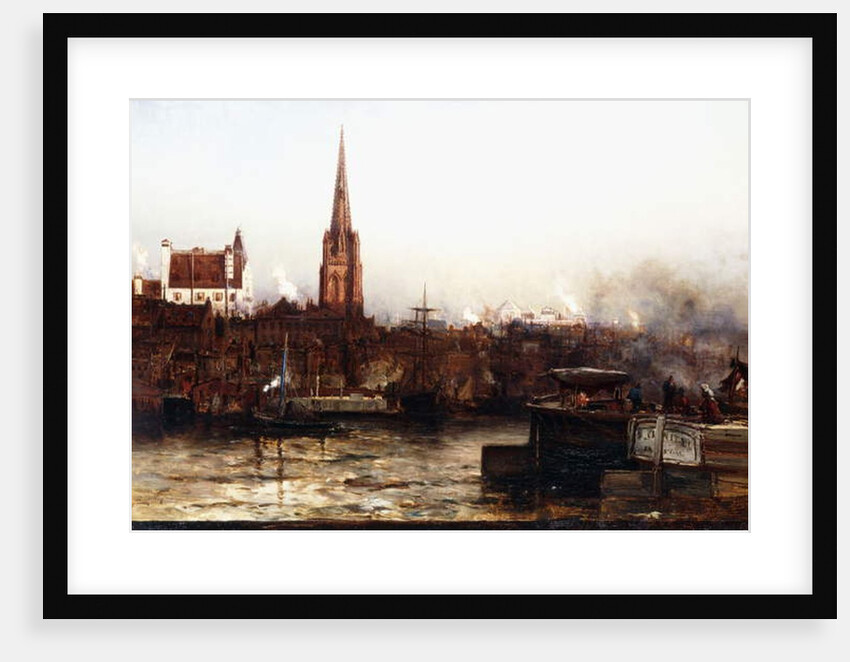 Trinity from the River, 1880 by Arthur Quartley