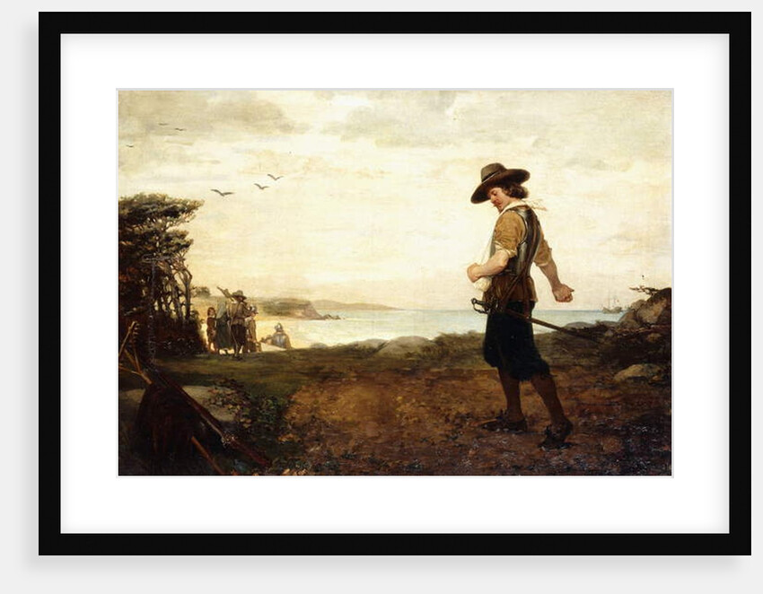 The Burial of Rose Standish, 1870 by Henry Bacon