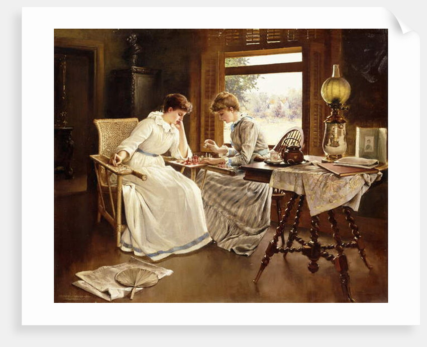 The Chess Players, 1891 by Frederick Judd Waugh