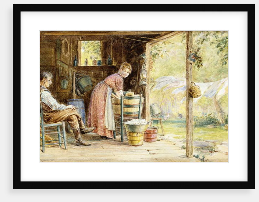 Wash Day, 1890 by Edward Lamson Henry
