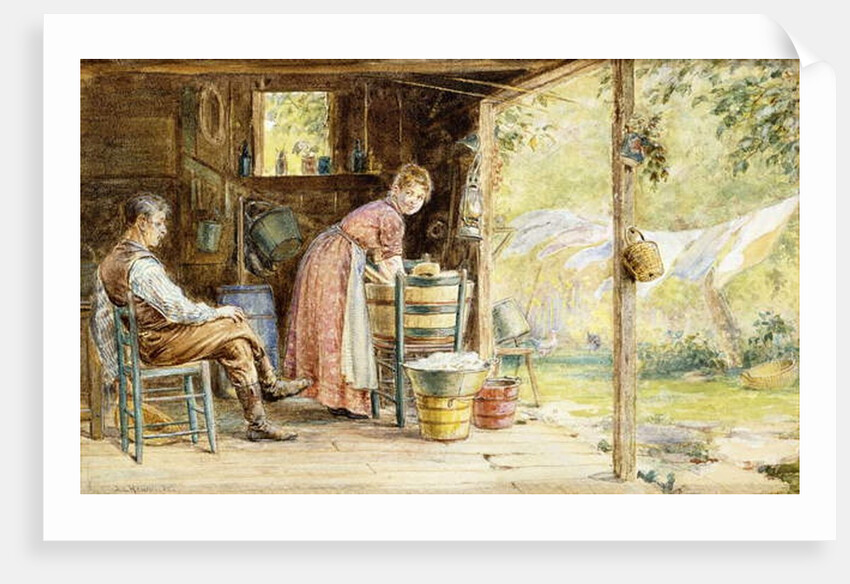 Wash Day, 1890 by Edward Lamson Henry