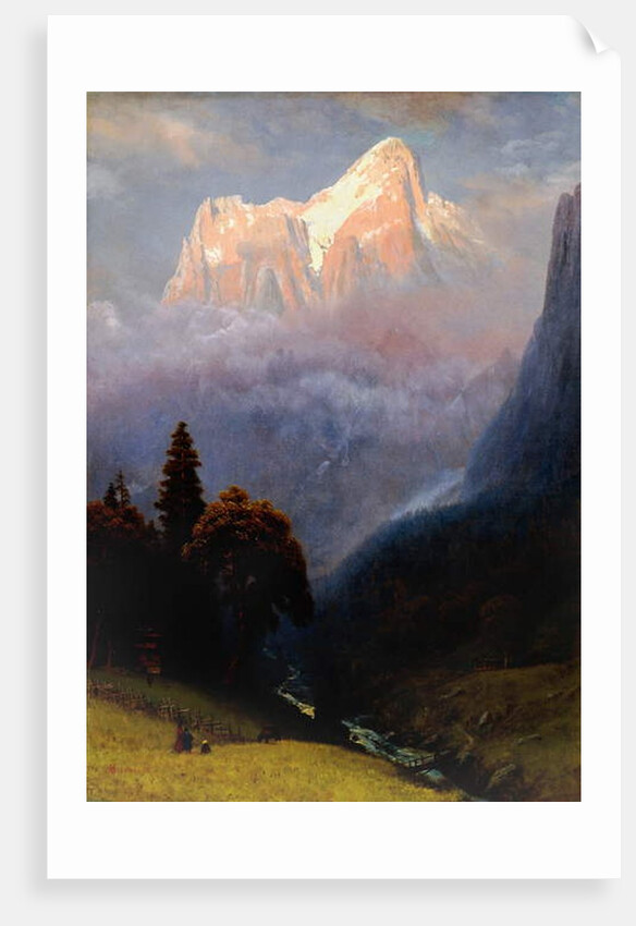 Storm Among the Alps, c.1856 by Albert Bierstadt
