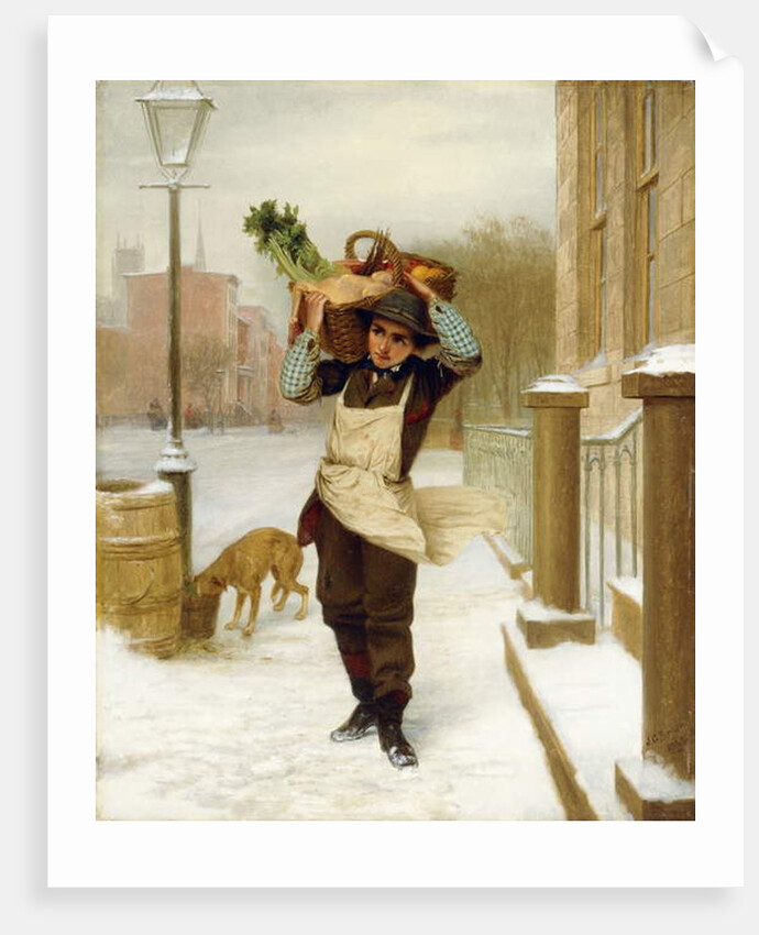 Delivery Boy, 1863 by John George Brown