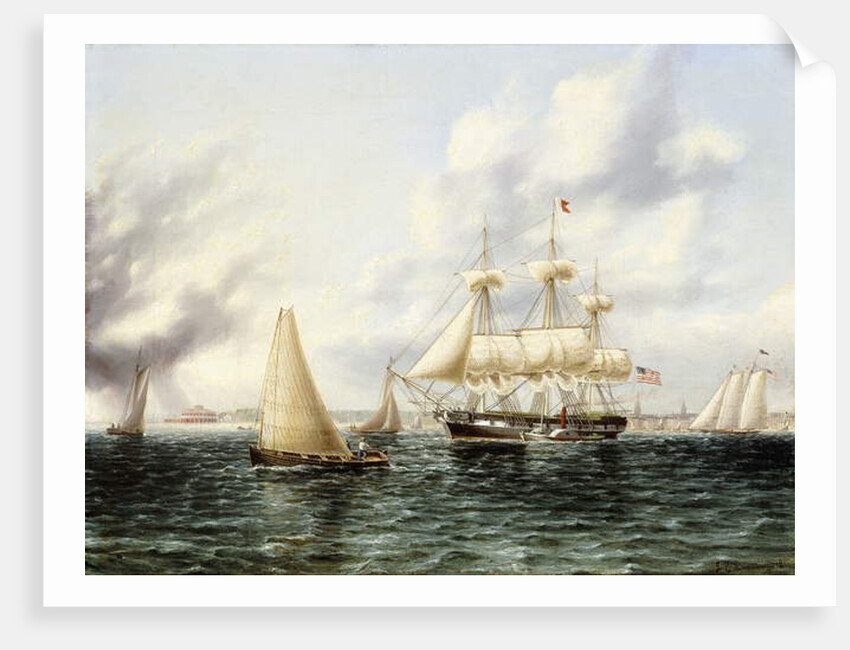 New York Harbour by James E. Buttersworth