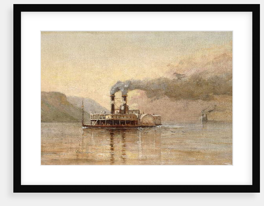 The City of Saint Paul, Dubuque, c.1866 by Alfred Thompson Bricher