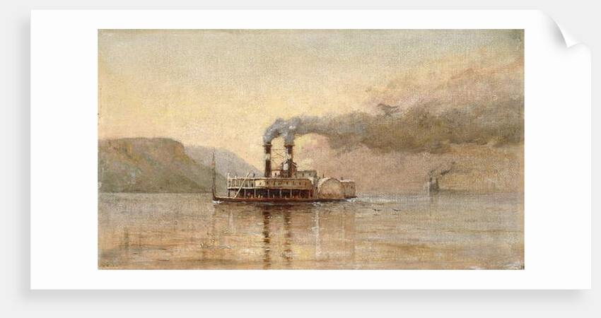 The City of Saint Paul, Dubuque, c.1866 by Alfred Thompson Bricher