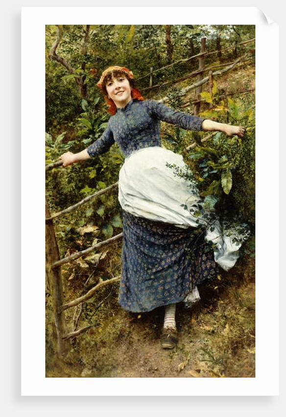 A Summer's Folly, 1880s by Daniel Ridgway Knight