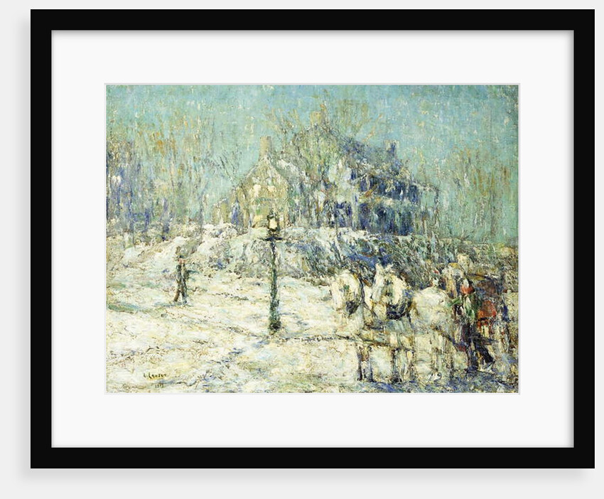 The Dyckman House, 1913 by Ernest Lawson