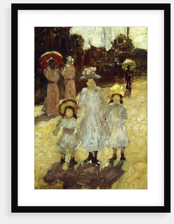 Sunday Morning in Paris, c.1892-1894 by Maurice Brazil Prendergast