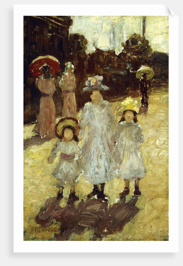 Sunday Morning in Paris, c.1892-1894 by Maurice Brazil Prendergast