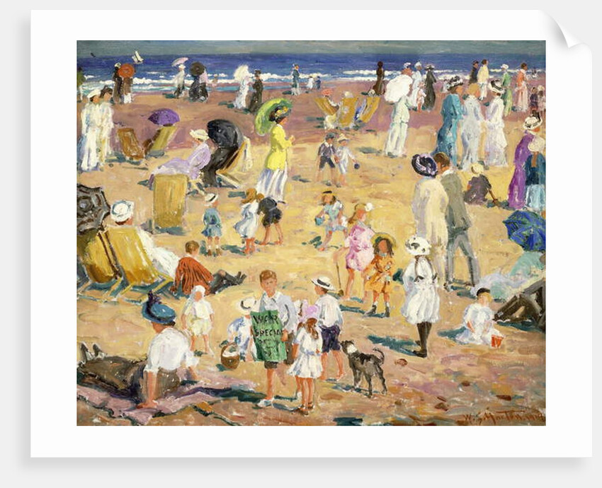 Beach in the Sun, 1914 by William Samuel Horton
