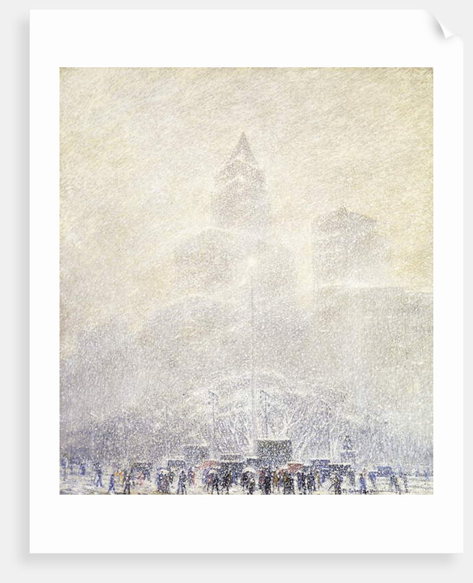 Eternal Light, Madison Square, Winter by F. Usher de Voll