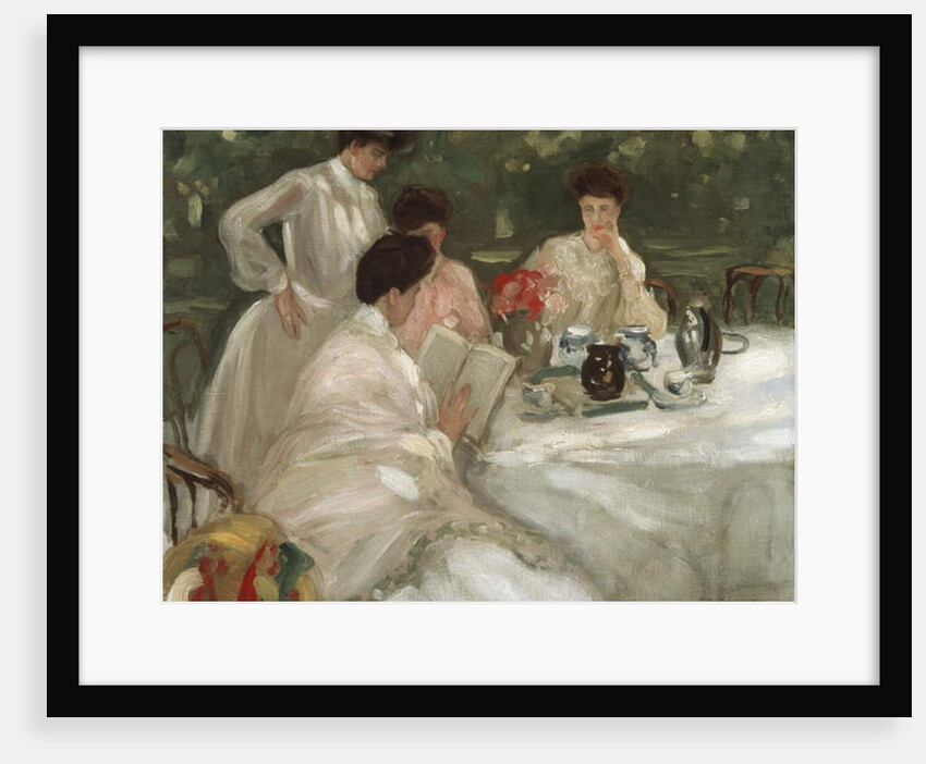 Tea in the Garden by Frederick Carl Frieseke