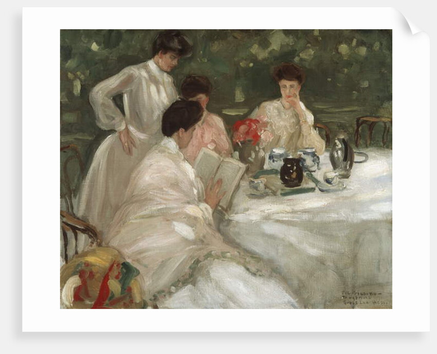 Tea in the Garden by Frederick Carl Frieseke