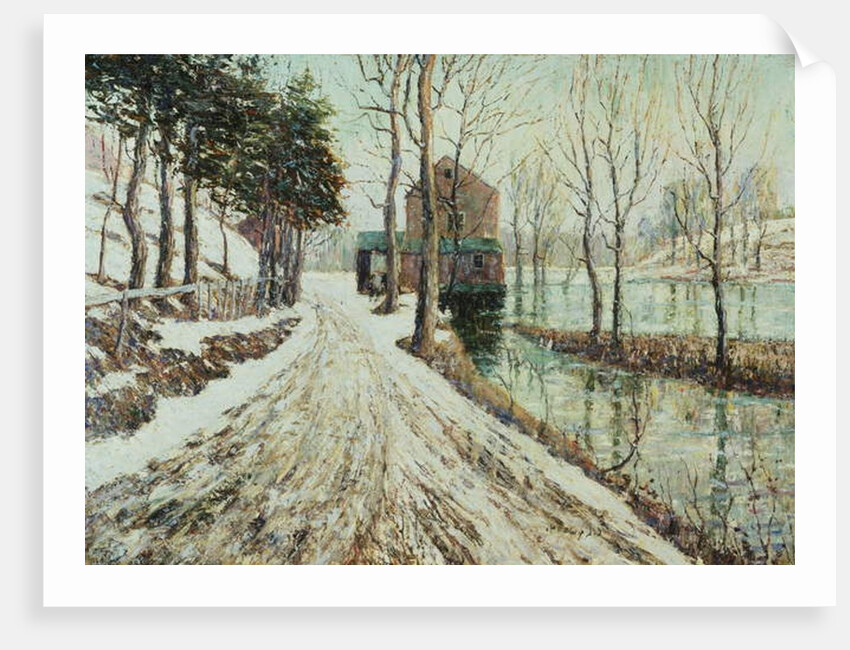 Melting Snow by Ernest Lawson