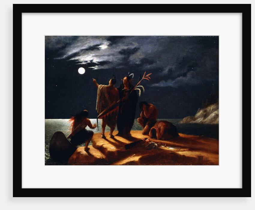 Indians Experiencing a Lunar Eclipse, c.1848-50 by William Rimmer