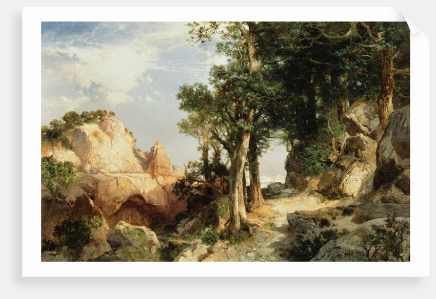 On the Berry Trail - Grand Canyon of Arizona, 1903 by Thomas Moran