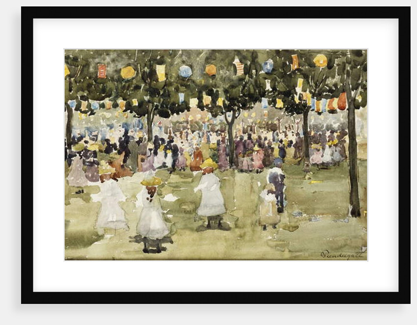 Central Park, New York City, July 4th, c.1900-03 by Maurice Brazil Prendergast