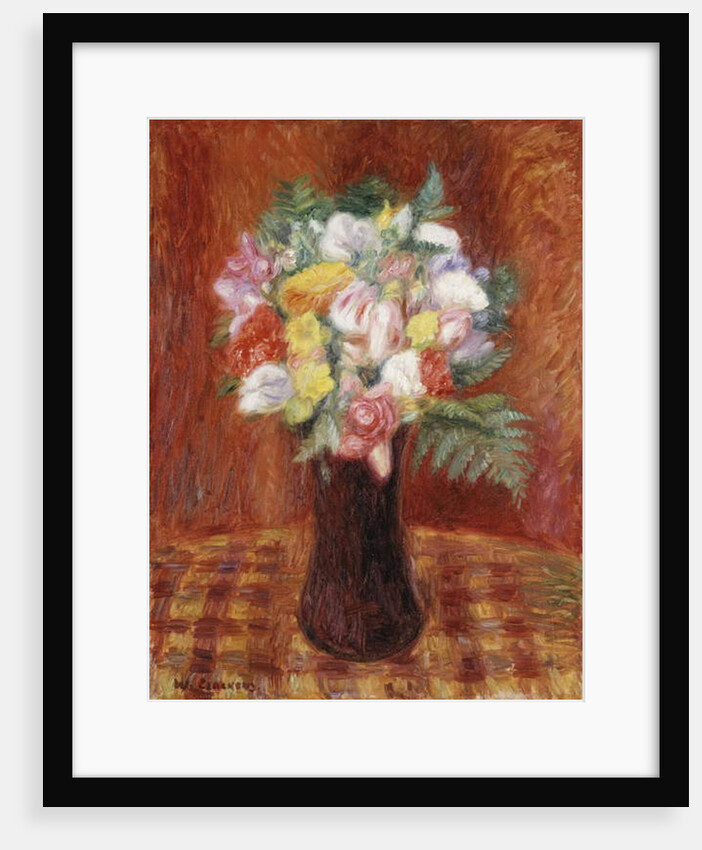 Bouquet in Purple Vase by William James Glackens