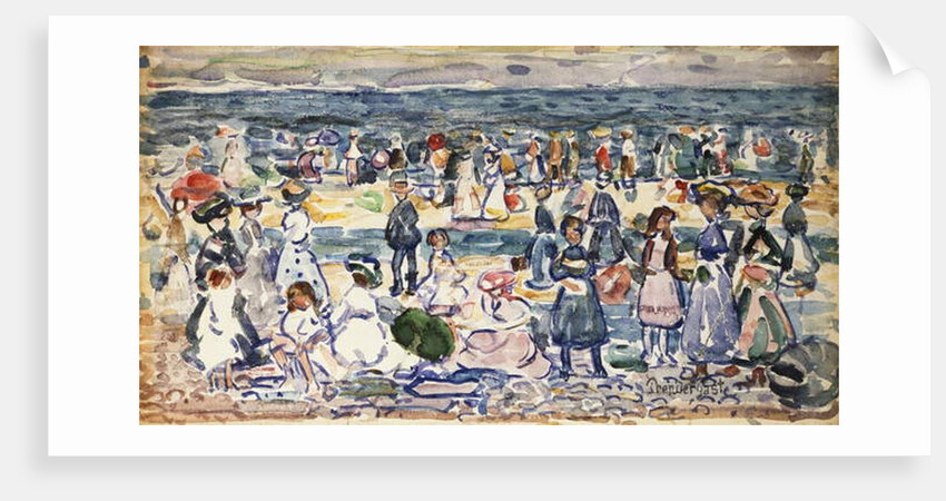 Low Tide, Revere Beach, c.1910-11 by Maurice Brazil Prendergast