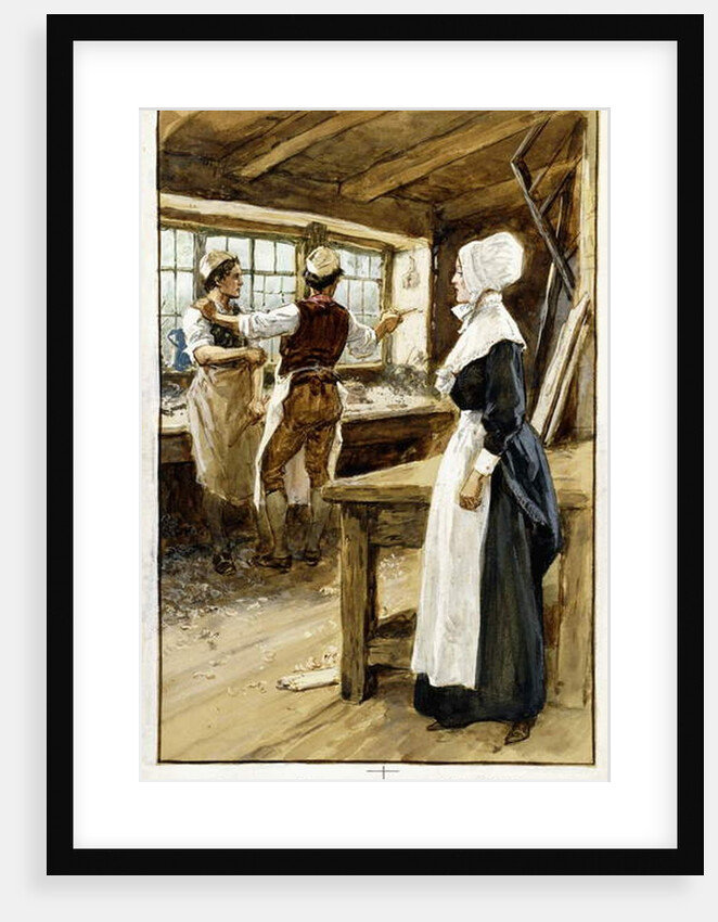 They were not aware of her presence, c.1910 by Gordon Frederick Browne