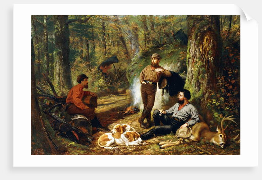 Halt on the Portage, 1871 by Arthur Fitzwilliam Tait
