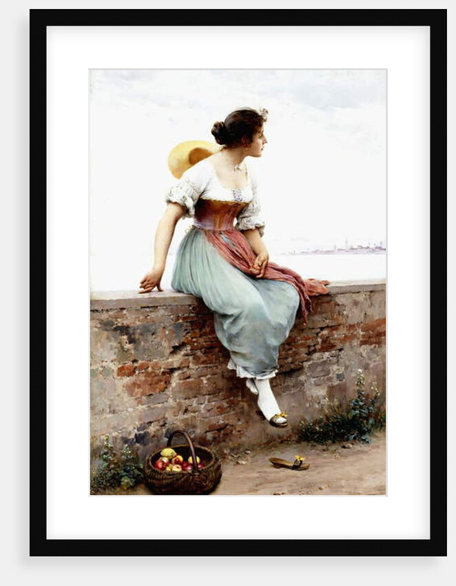 A Pensive Moment, 1896 by Eugen von Blaas