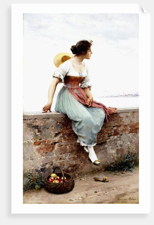 A Pensive Moment, 1896 by Eugen von Blaas