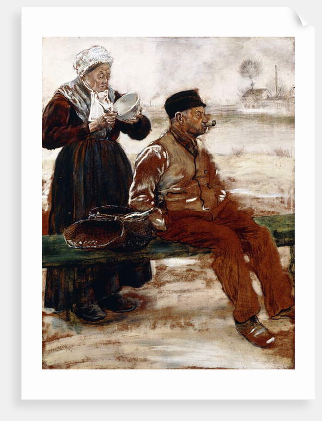 After the Meal by Jean Francois Raffaelli