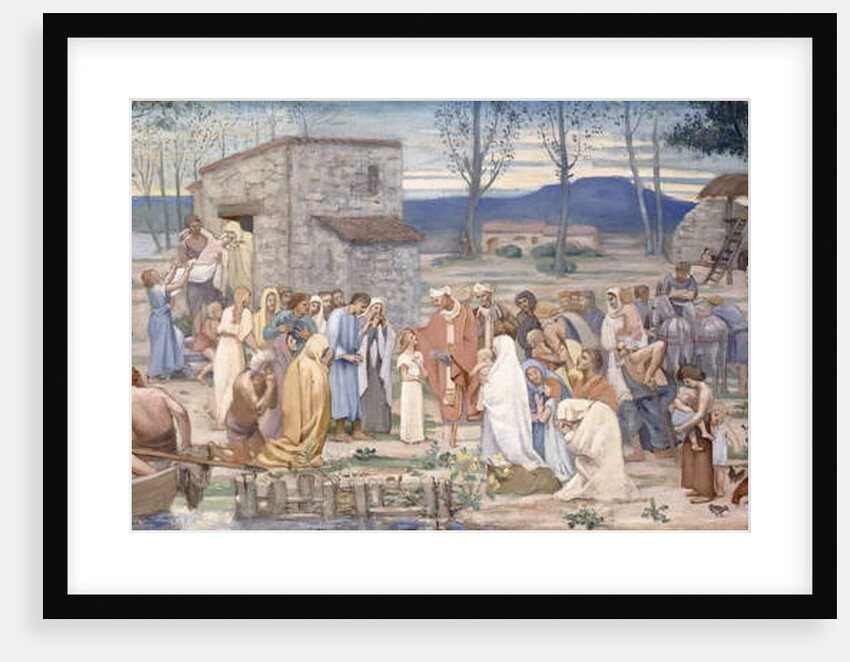 The Childhood of Saint Genevieve, 1874 by Pierre Puvis de Chavannes