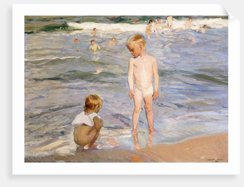 Afternoon Sun, Valencia Beach, 1910 by Joaquin Sorolla y Bastida