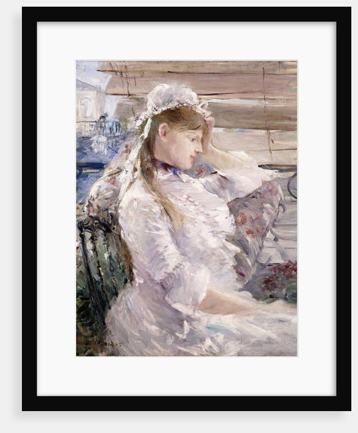 Behind the Blinds, 1879 by Berthe Morisot