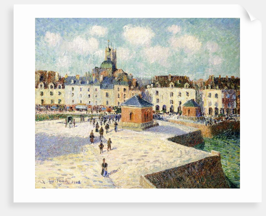 The Quay at Dieppe in Sunlight, 1905 by Gustave Loiseau