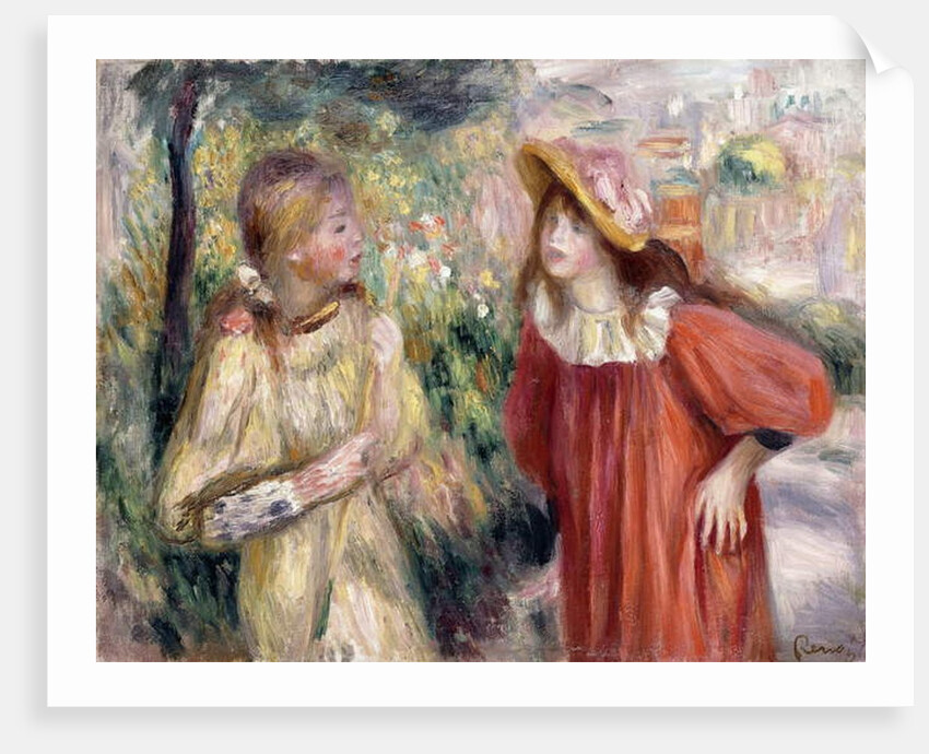 The Conversation, 1895 by Pierre Auguste Renoir