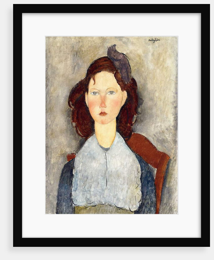 Seated girl, 1918 by Amedeo Modigliani
