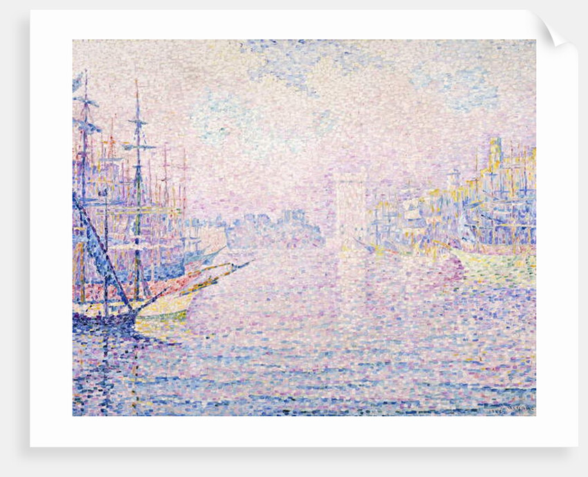 Marseille Port, Morning Mist, 1906 by Paul Signac