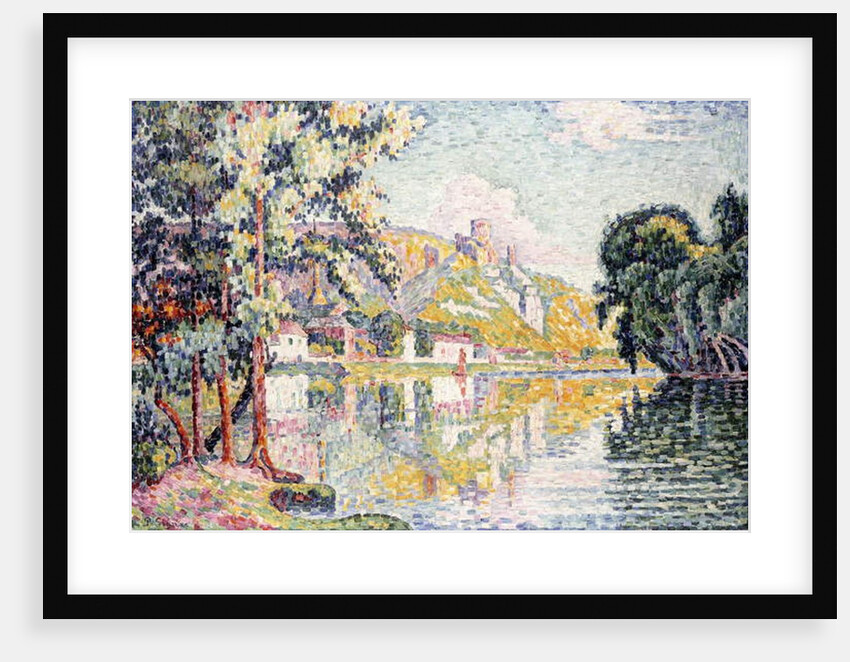 The Andelys, Gaillard Chateau, 1921 by Paul Signac
